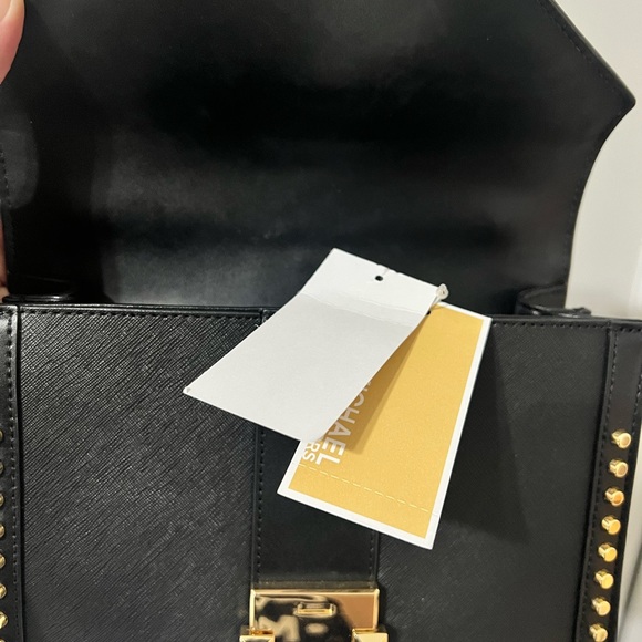 Michael kors Whitney Large Studded Saffiano Leather Convertible Shoulder Bag - Picture 7 of 9